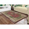 Deerlux Persian Style Living Room Area Rug with Nonslip Backing, Classic Pink, 8 x 10 Ft Large QI003758.L